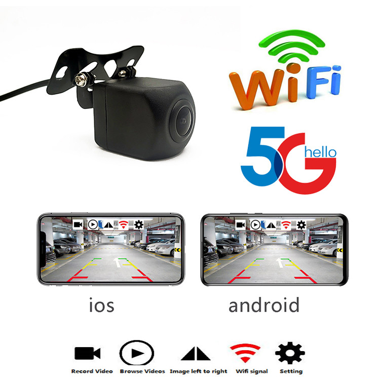 140deg View Angle Vehicle Data Recorders DC12V IP68 Wireless Rear View Camera