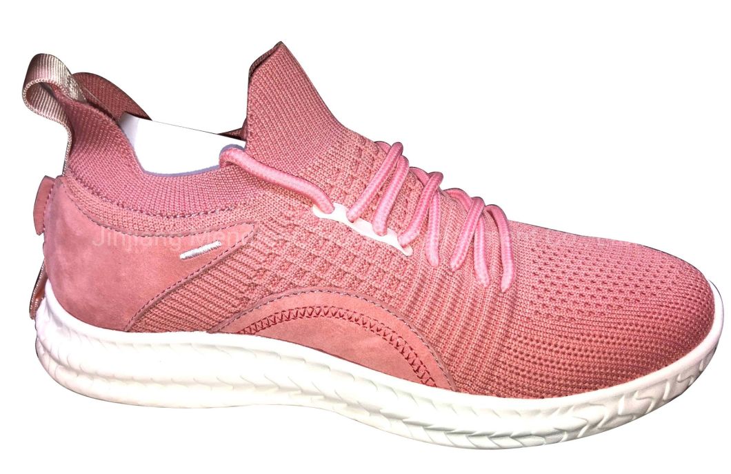 New Style Sport Shoes Lace up Ladies Shoes Sport Shoes Fashion Women Sneakers Running Shoes Flyknit Shoes for Women Fashion Lady Fly Weaving Sneaker Shoes