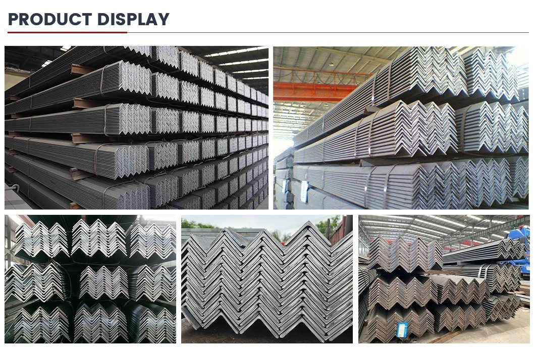 Manufacture Angel Steel Hot Rolled Mild Carbon Steel 50*50*5 S235jr Grade Angle Iron ASTM A36 Equal and Unequal Angle Steel Factory Price
