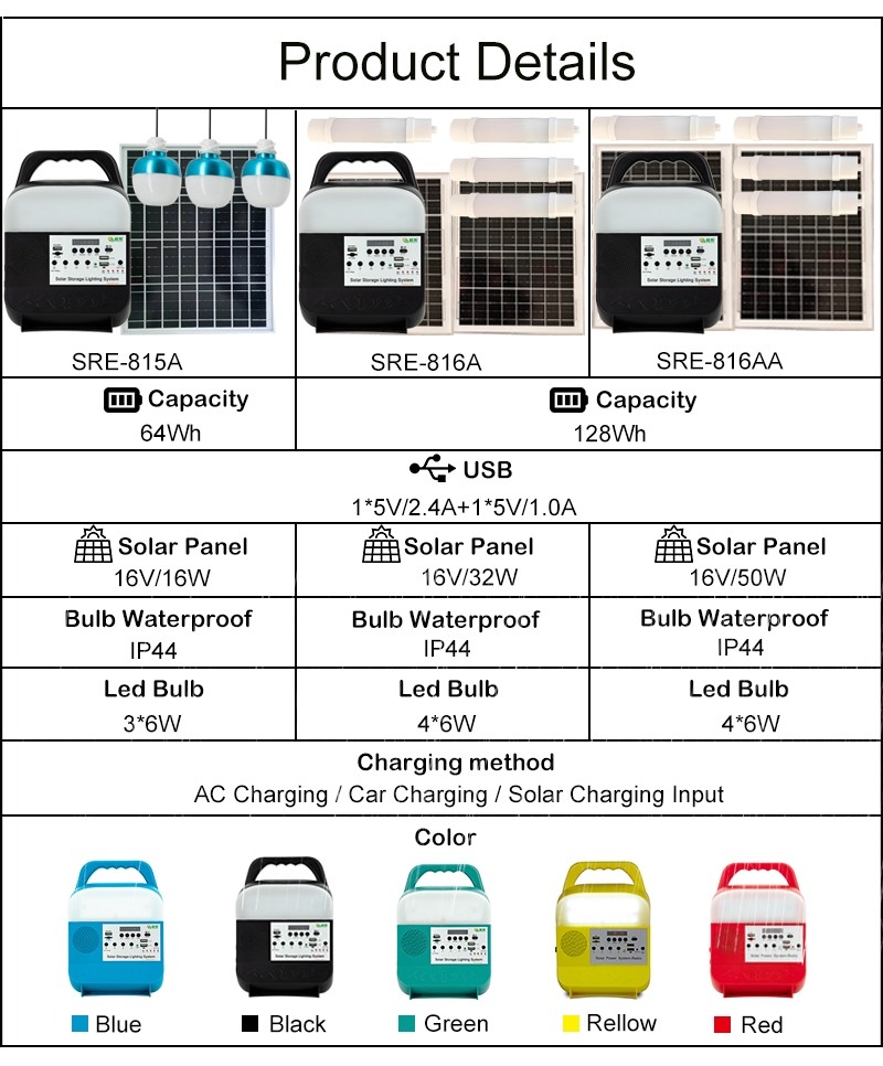 All In One Offgrid Portable Solar Systems Energy For Home Small Energy 7000K