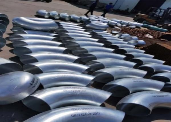 ASME B 16.9 Steel Pipe Fittings for Oil and Gas Industry 180 Degree Pressure