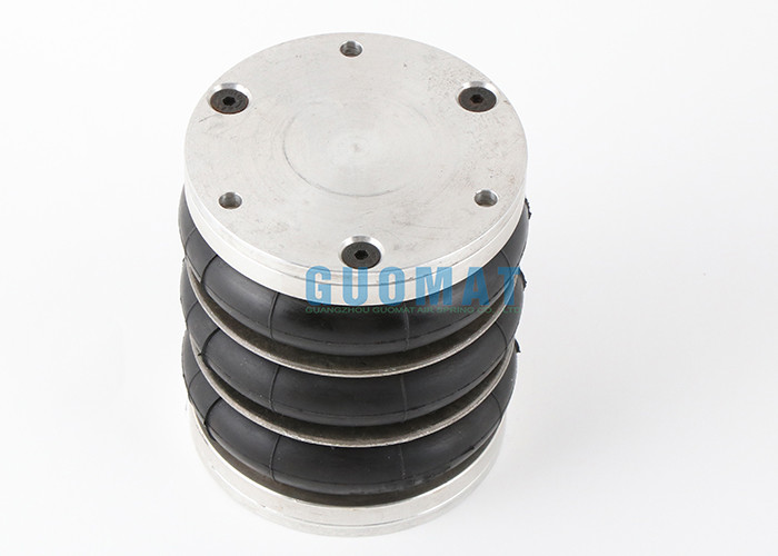 4.5''X3 NORGREN Triple Convoluted Industrial Air Spring PM/31043 Air Bellow With Aluminum Cover Plate