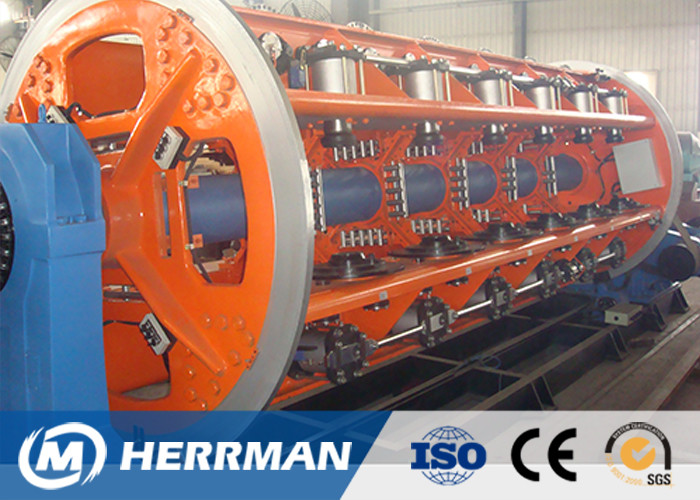Rigid Frame Type Cable Stranding Machine Aluminum , Copper , Milliken Conductor