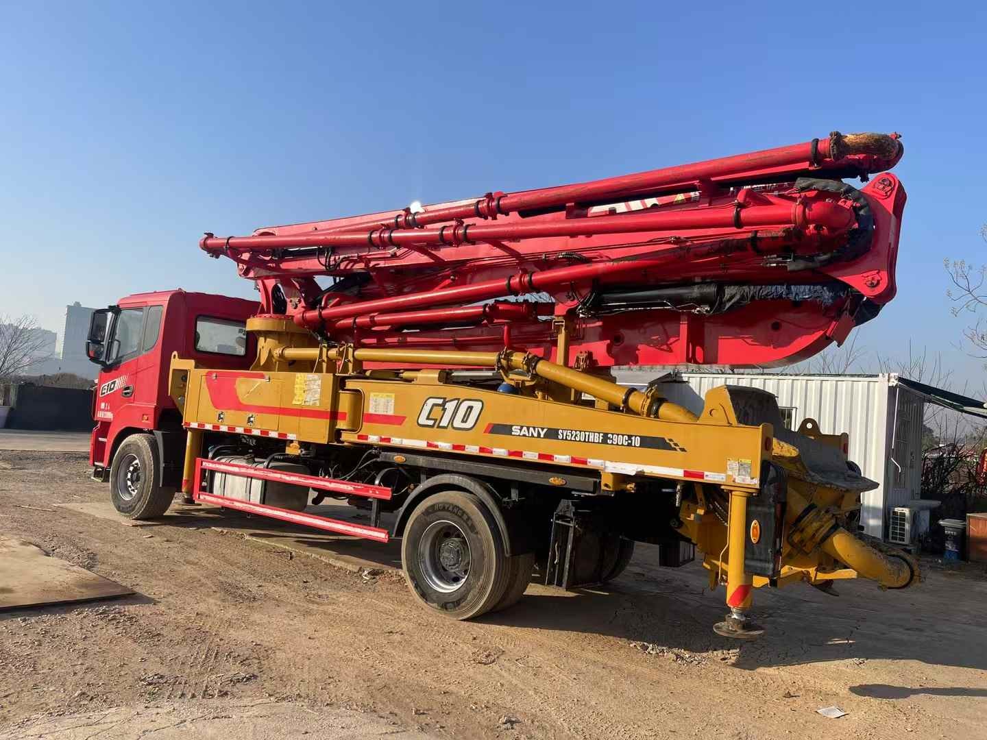 2023 Sany self-made concrete pump truck 39 meters with short boom, convenient and flexible