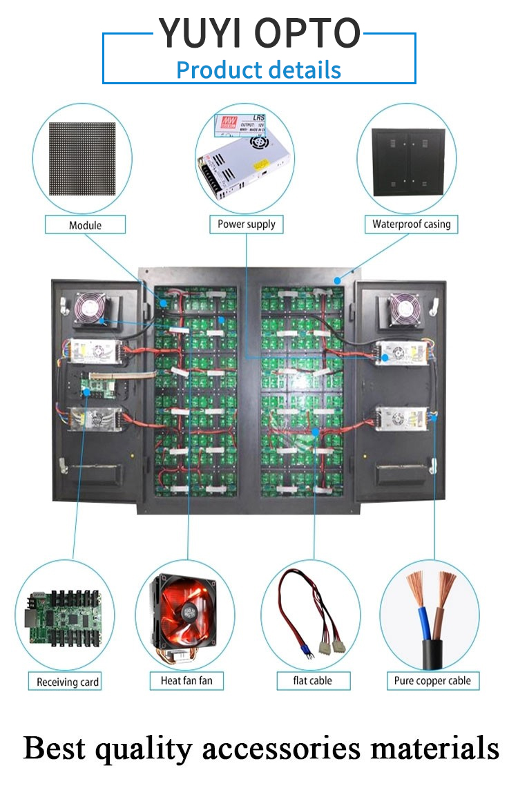 High Brightness P3 P4 P5 P6 P8 P10 LED Video Wall Display Screen Energy Conservation