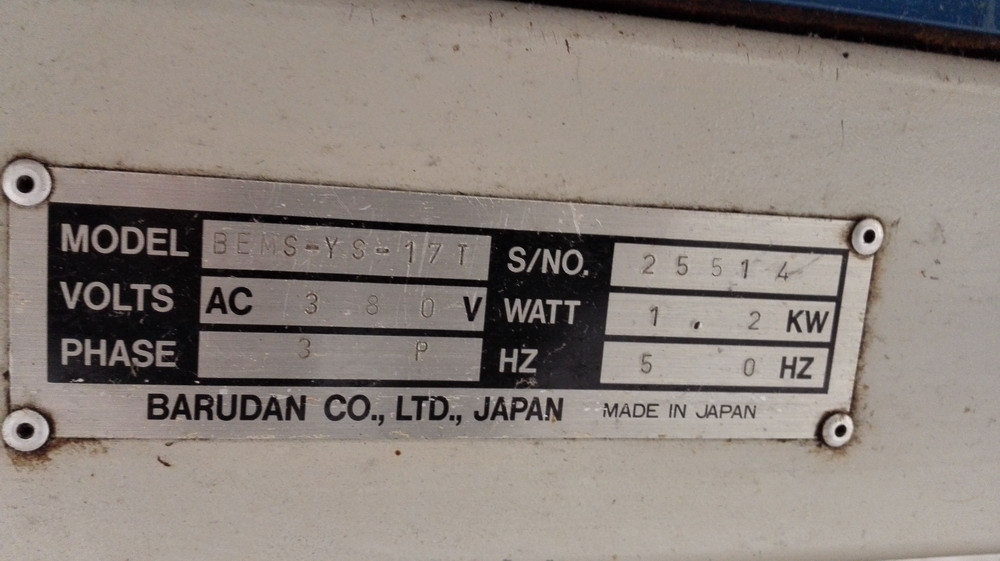2nd Hand Barudan 7 Needle Embroidery Machine For Business BEMS-YS-17T