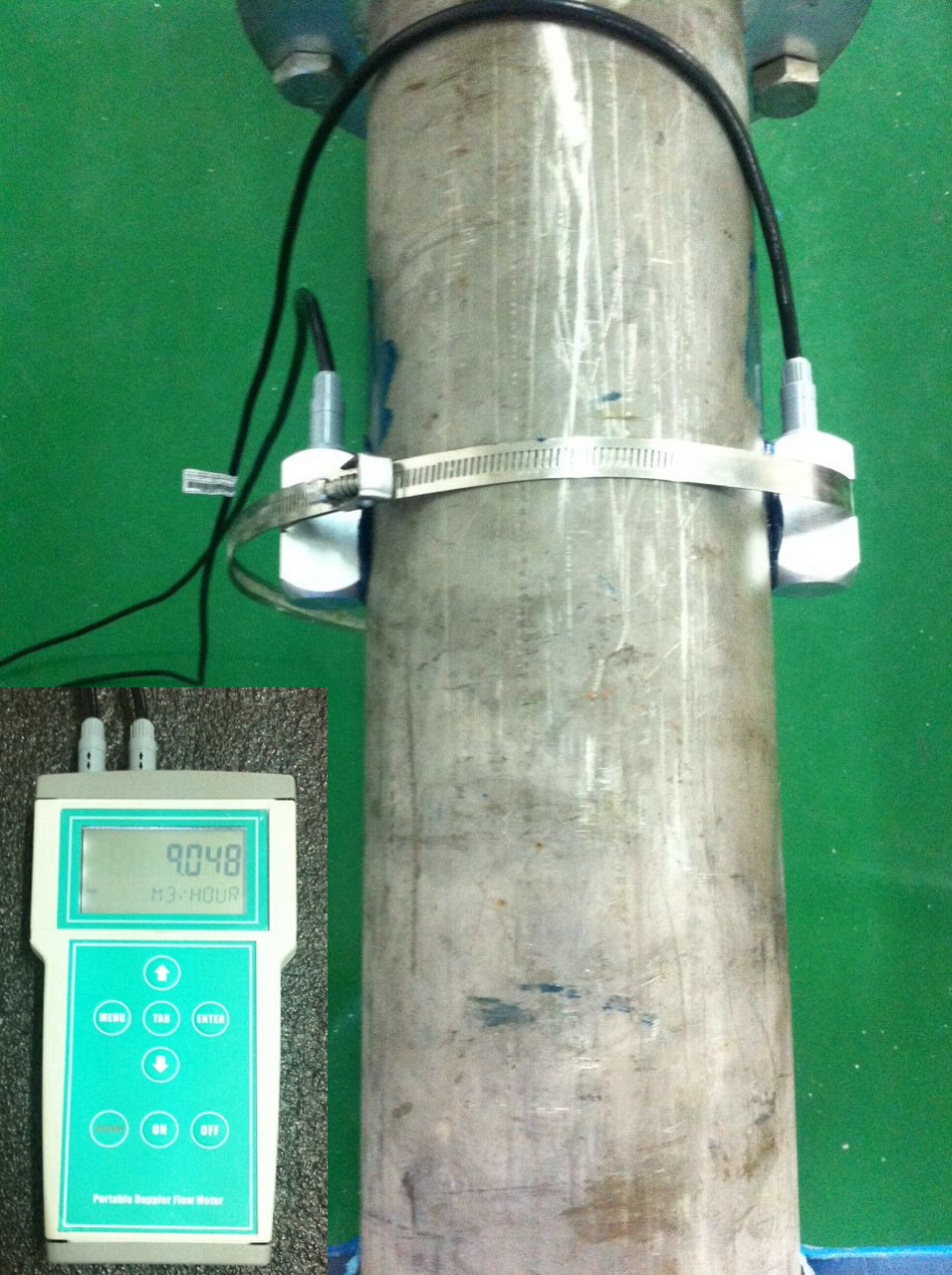 Ultrasonic Doppler Water Meter Durable Rechargeable Battery