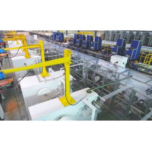 China 500PPM Pulp SAP Baby Diaper Machinery With Mitsubishi System on sale