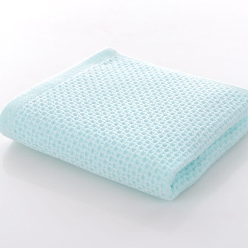 Pure Cotton Honeycomb Kitchen Square Towel Set with Hook Waffle Square Towel Guarantee