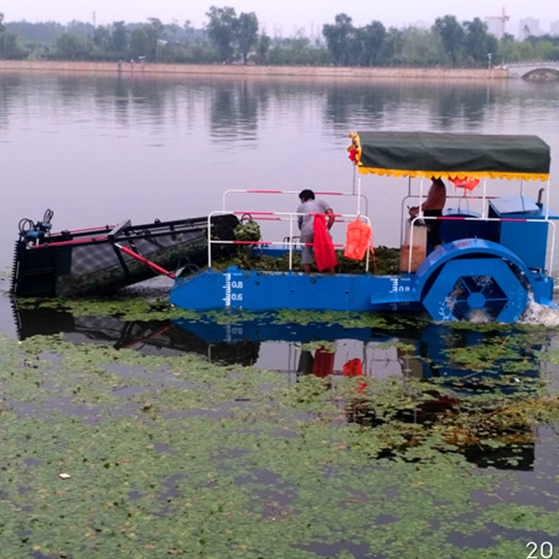 40kw Hydraulic Trash Skimmer Machines Work Boat Salvaging Garbage In The Water