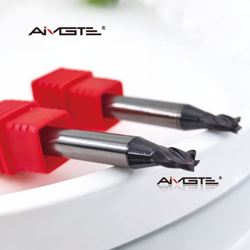Custom 3.7mm 4 Flute Carbide Flat End Mill Specialized for Steel Machining TiCN AlTiN Coating Options Available