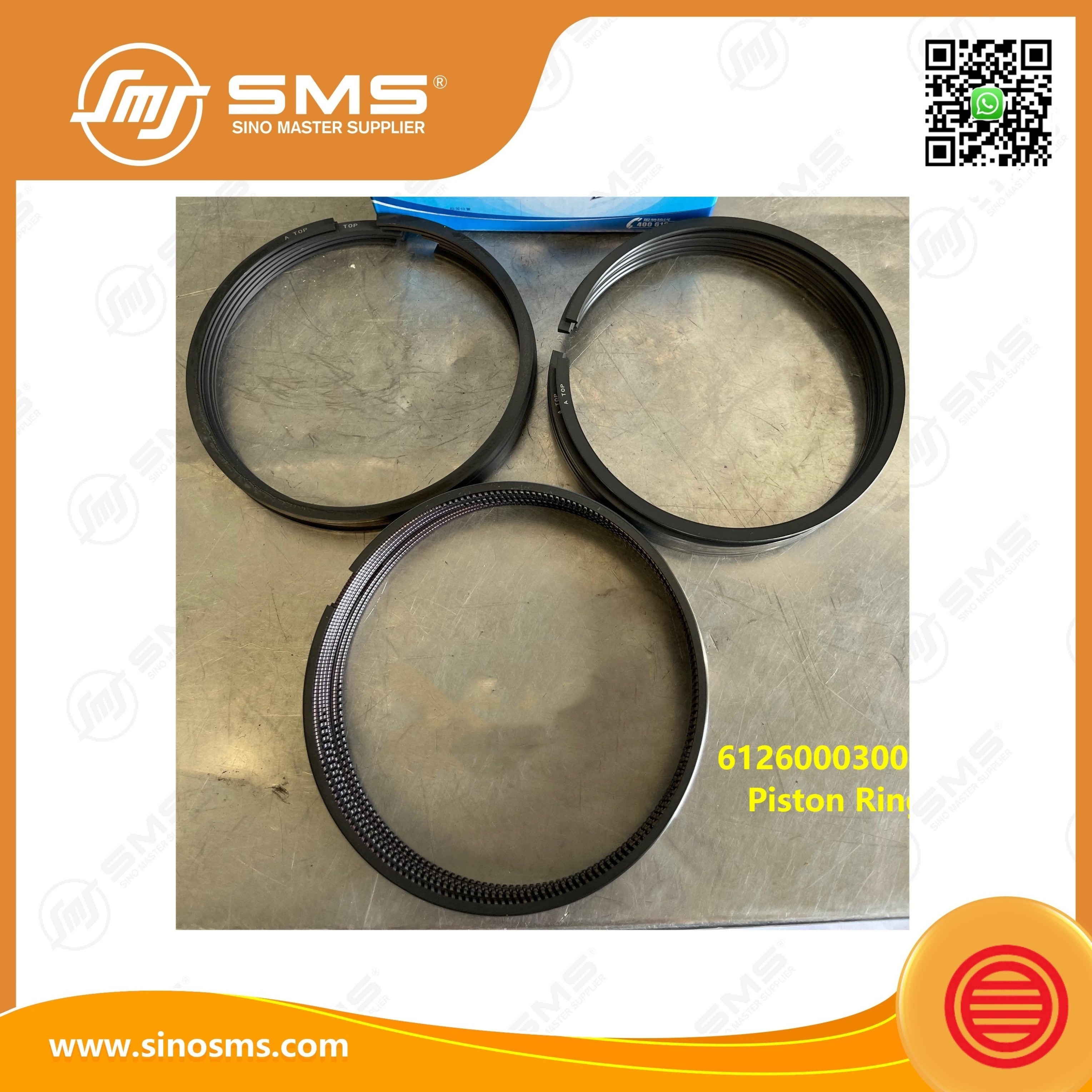 HOWO Truck Parts Piston Ring Assembly WEICHAI Engine Parts 612600030053