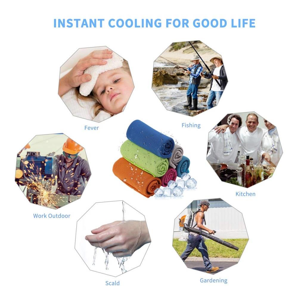 Cooling Towels For Neck And Face Instant Cooling Towels Sports Camping Towel