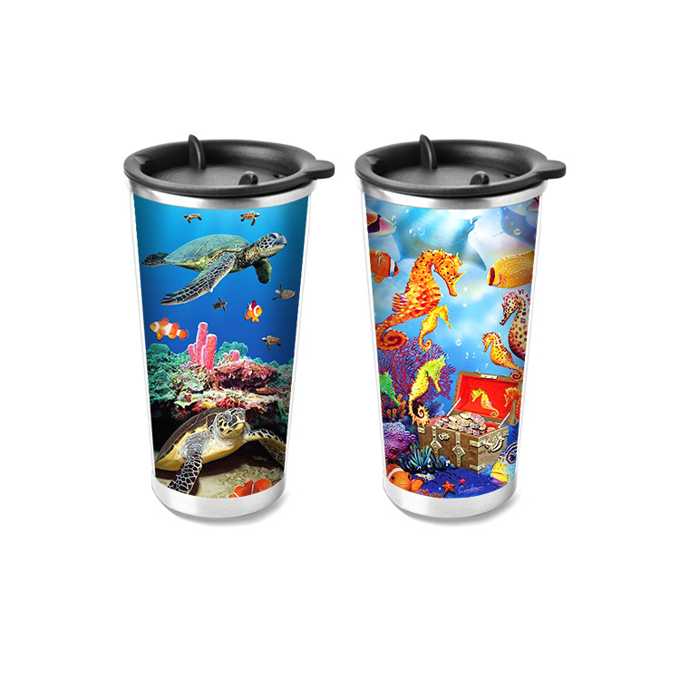 Stereogram 3d Lenticular Drink Cups For Kids 3d Mug Cup Creative Drinking Logo Design