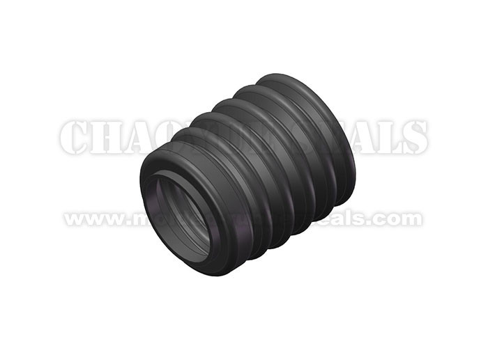 Bur Removed Dust Boots  Black EPDM Rubber Grommet Seal Ozone Resistance For Reciprocating Drawing Shaft