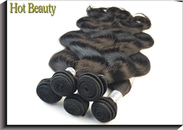 Peruvian Virgin Human Hair Extensions Body Wave 10"-30" Inch No tangling No