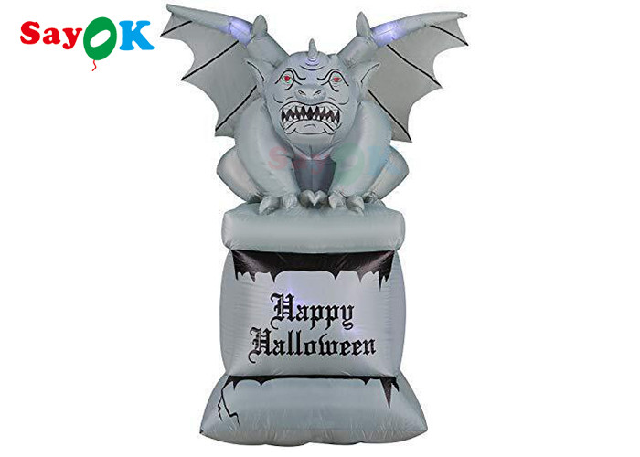 4m Inflatable Gargoyle Funny LED Halloween Courtyard Decoration