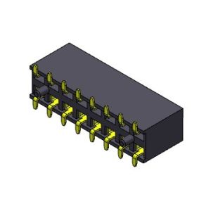 Female Header Connector 2.54mm Dual Row SMT TYPE 2*2PIN To 2*40PIN H=7.10mm