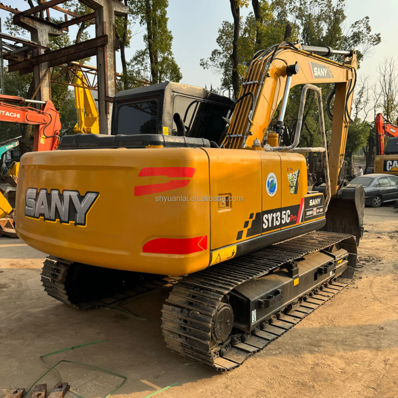 Excavator Sany135C Second Hand Komats featuring ORIGINAL Hydraulic Pump and Cylinder