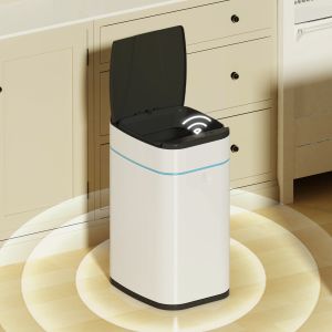 Slim Smart Trash Can Self Seal Smart Food Waste Bin Self-changing Smart Trash