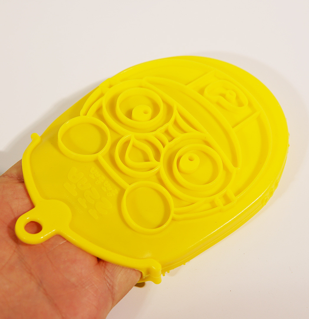 Colorful harmless soft silicone gel Body Bath Shower Skin Cleaning Massager brush