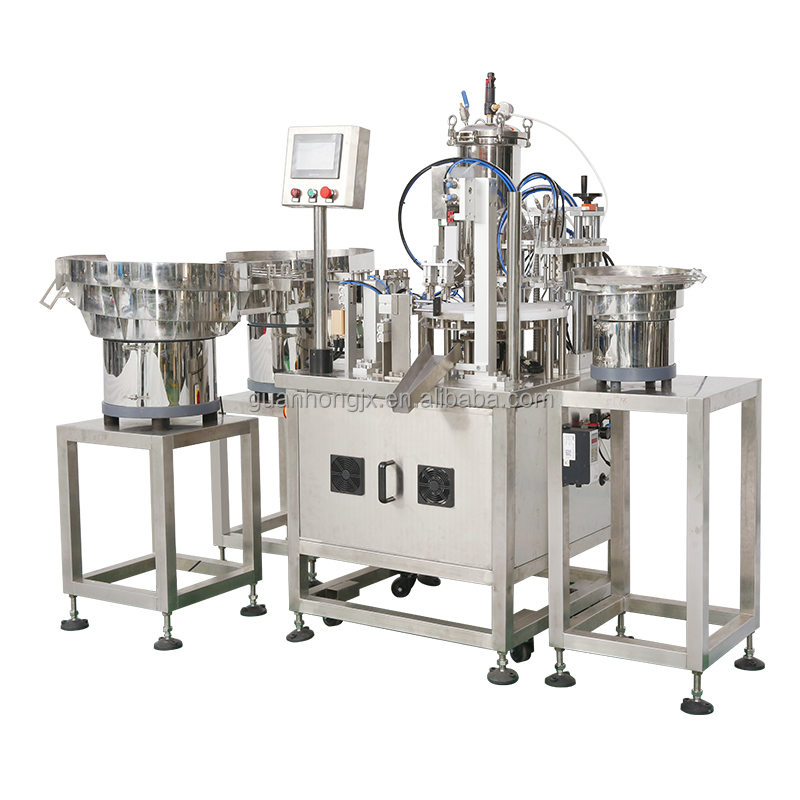 Multifunctional Syringe Gel Filling and Capping Machine Line with Motor Core Components
