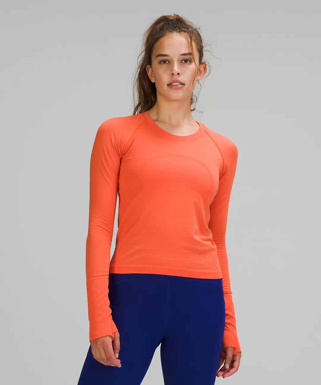 Polyamide Elasticity Ladies Long Sleeve Running Top Black Color