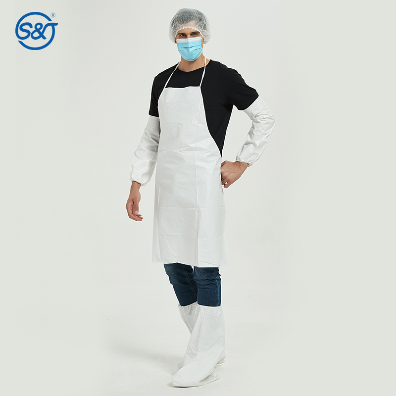 PP film coating impervious non woven apron Microprous Film apron without sleeves