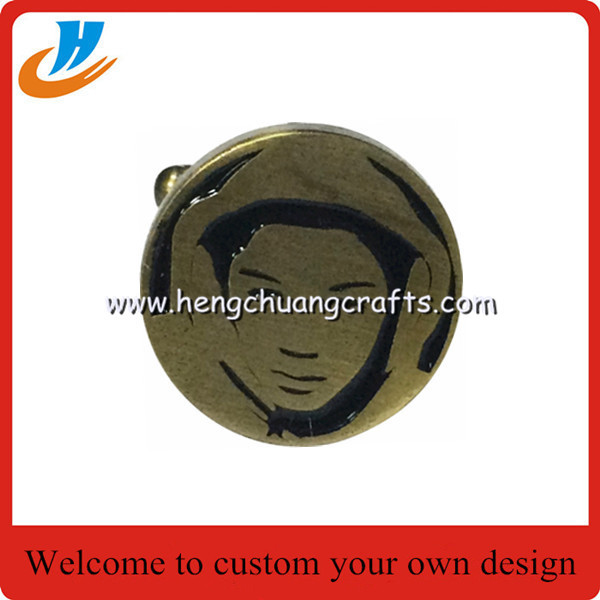 Skull shape cufflinks,paint cufflink,logo name engraved cufflinks