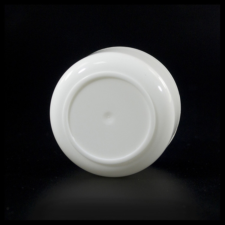 Slik Screen Printing Plastic Cosmetic Containers Hot Stamping With Silver Line
