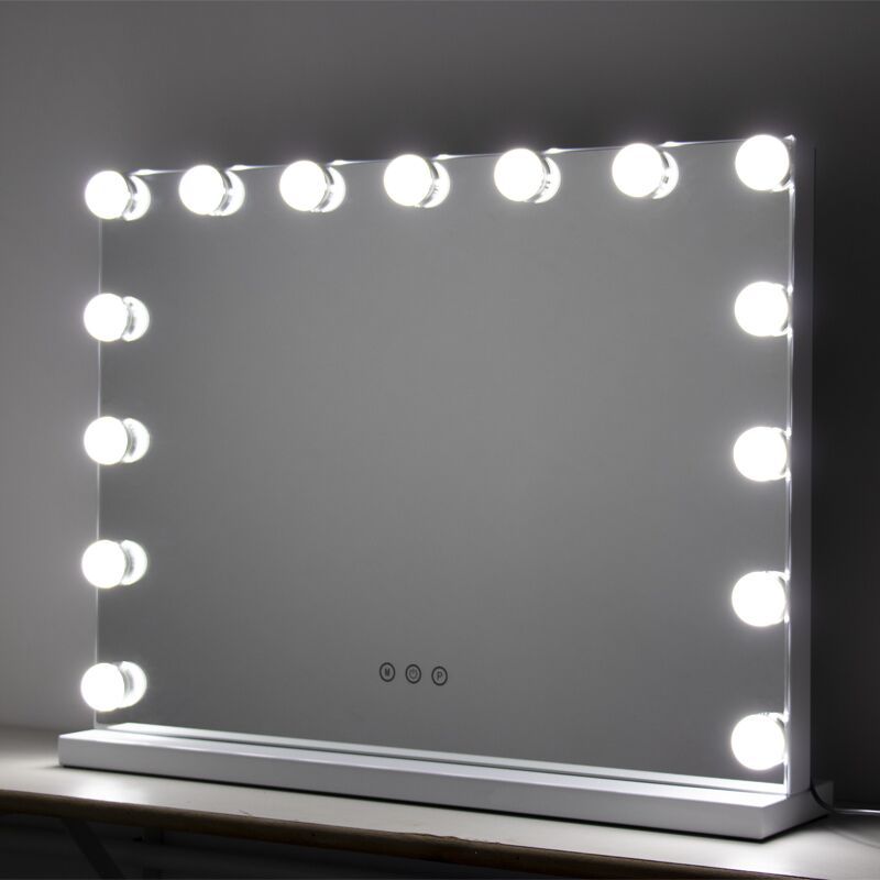Shatterproof Hollywood Light Up Makeup Mirror Vanity Wall Mounted