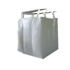 White FIBC Bulk Bag With 4/2/1 Lifting Loops