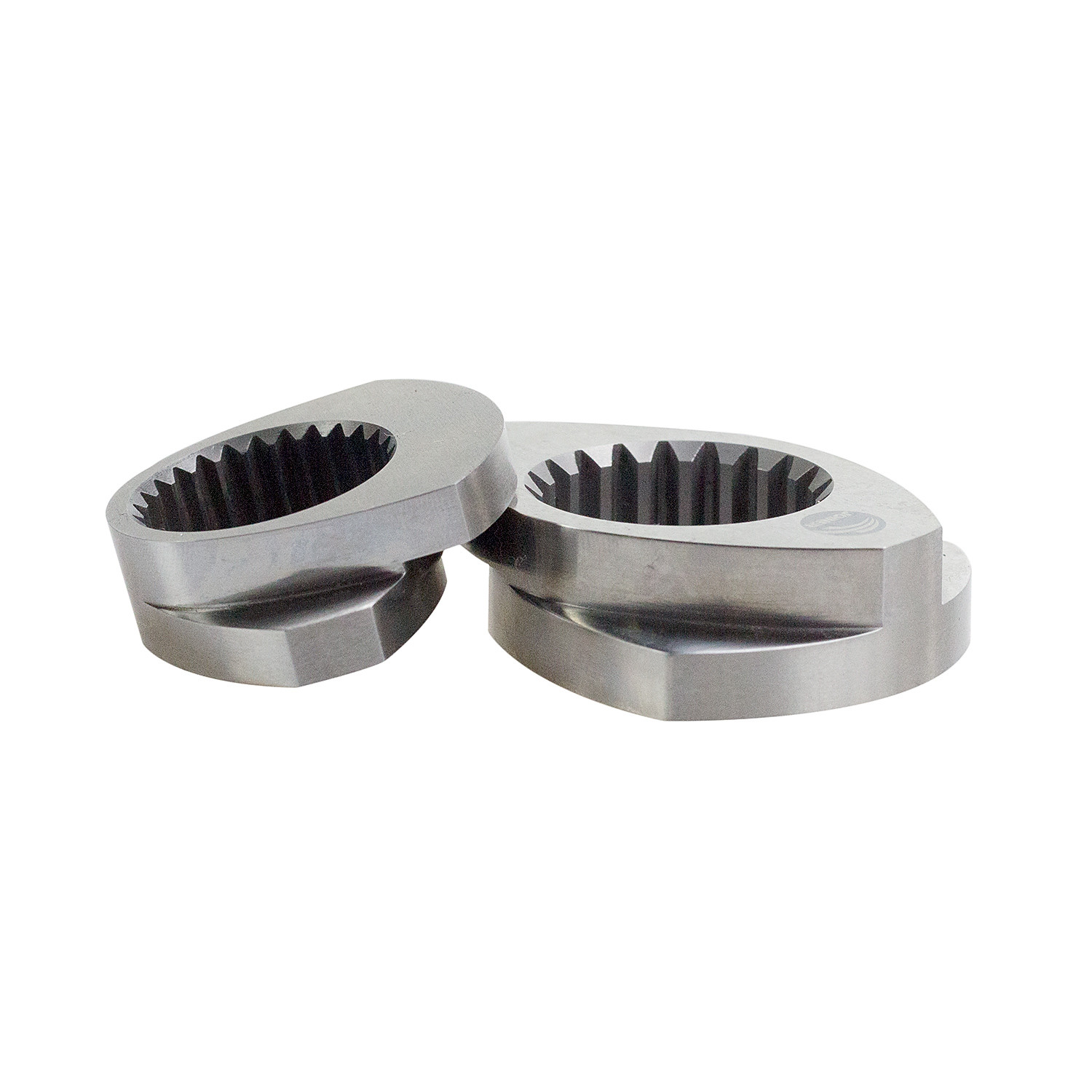 Double Screw Extruder Machine Parts Transition Elements Kneading Block