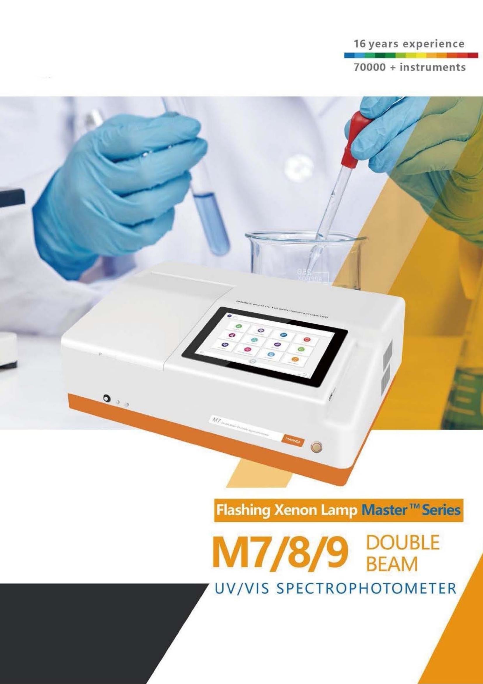 Dual Beam UV-Visible Spectrophotometer BXT-M9 Xenon Lamp