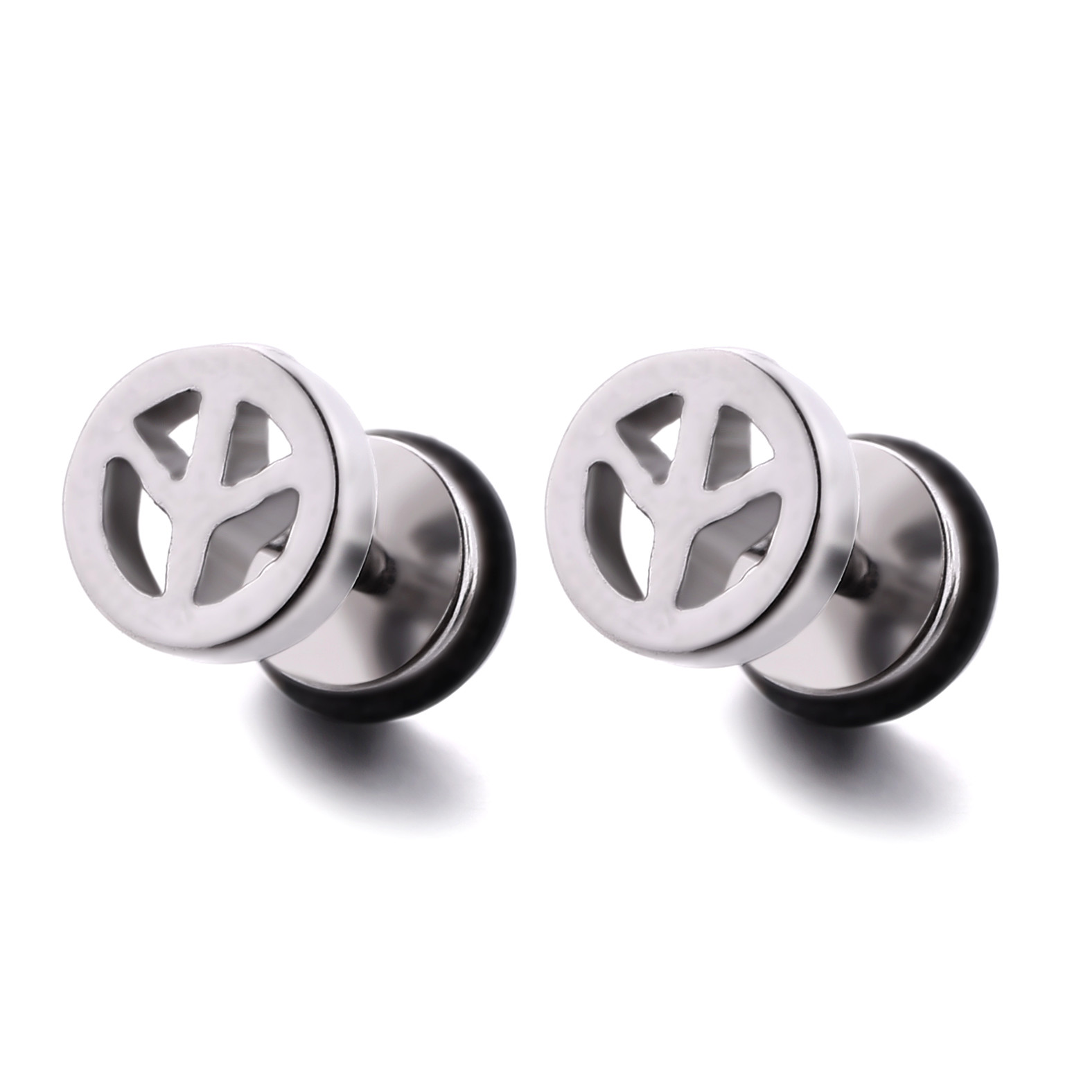 Wholesale fashion simple design small plane women ear stud earrings