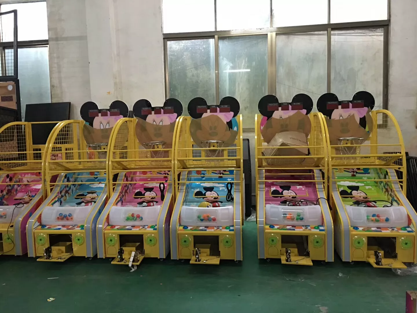 Coin Operated Custom Basketball Arcade Game Machine Music Customization