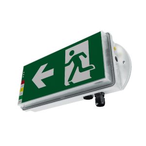 Wall Mounted LED Exit Emergency Light 2200k-7000k 100-277V