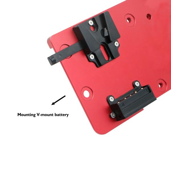 Alvins Integrated V-Mount Battery Plate for SmallHD Cine 7| Indie 7 |702 Touch