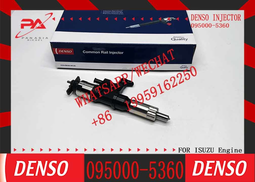 Diesel common rail injector 095000 5360 0950005360 095000-5360 for 6HK1 T6500 T7500 T8500 diesel injector