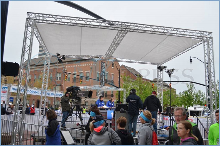 15-18 Degree Hardness Aluminium Square Box Truss for Strong and Stable Stage Structures