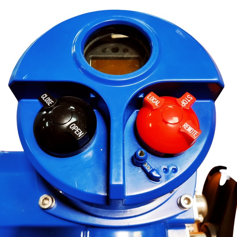 0.18 KW Electric Part Turn Actuator 600NM Industrial Electric Rotary Actuators