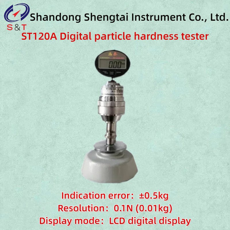 0.1N (0.01kg) Resolution Digital Particle Hardness Tester ST120A Indication Error: ±0.5kg