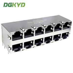 RJ45 Multi Port Rj45 Connector Without Filter, Ethernet Socket Modular Interface