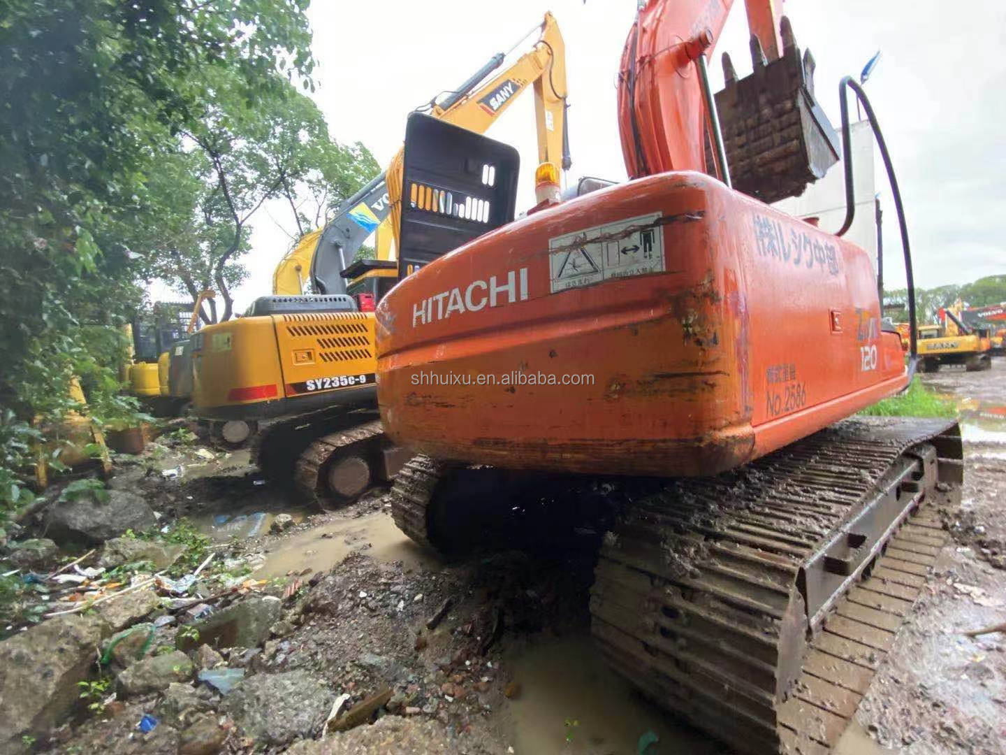 Hitachi hot sale Used digging machine Japanese HITACHI 120 for sale Second hand hydraulic Crawler Excavator good condition