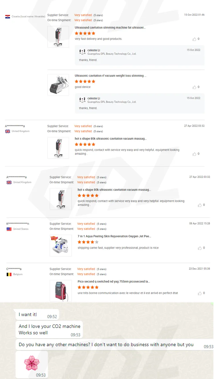 Electrotherapy 6 In One Cavitation Machine