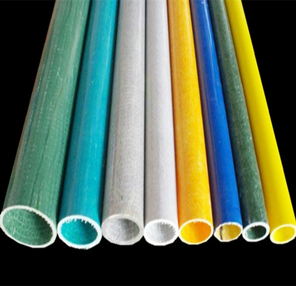 100mm Colorful Hollow Fiberglass Tube High Strength FRP Plastic Round Tube
