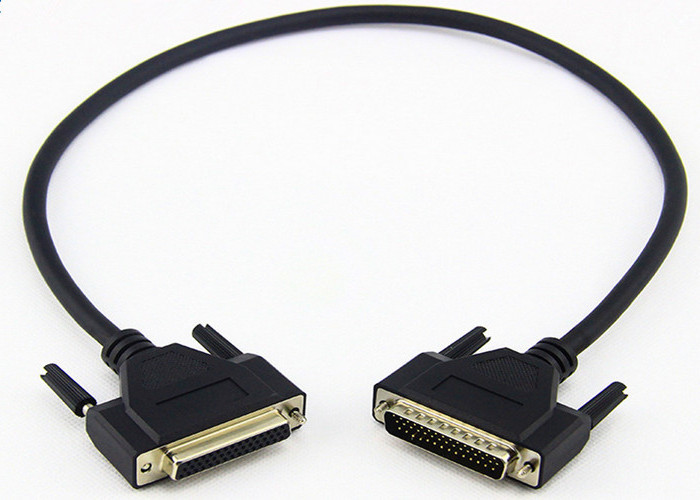  Custom Length Parallel Printer Cable / Female Extension Cable 28 AWG Wire Gauge Manufactures