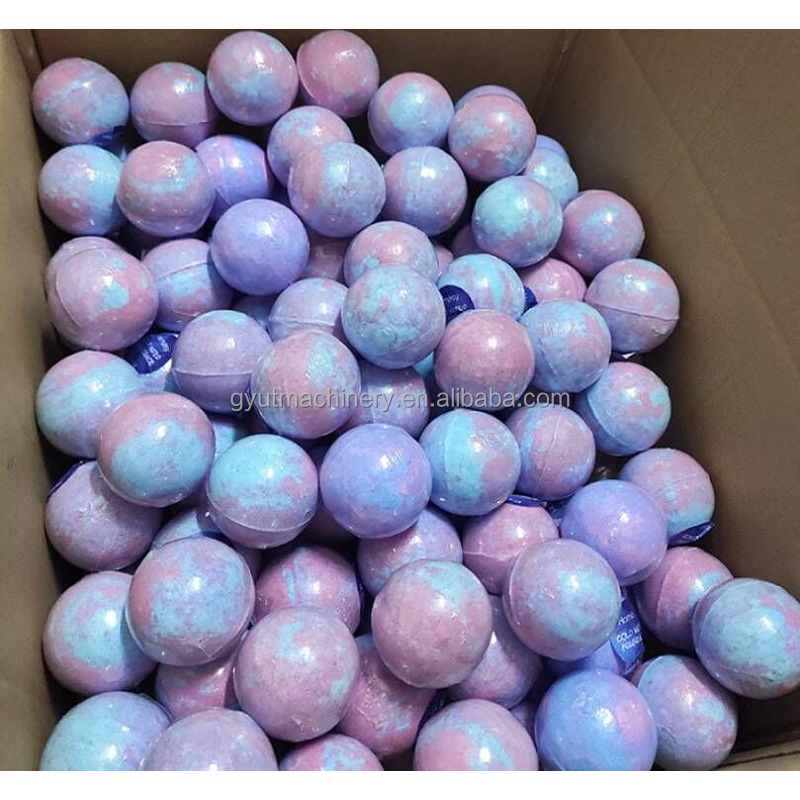 2024 Full Automatic Bath Bomb Salt Press Making Machine with Different Shapes in Russia