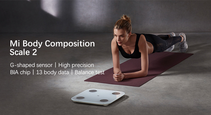 Xiaomi Mi Body Fat Scale 2 Test 13 Body Date BMI Health Weight Scale LED Display Xiaomi Weight Scale 2