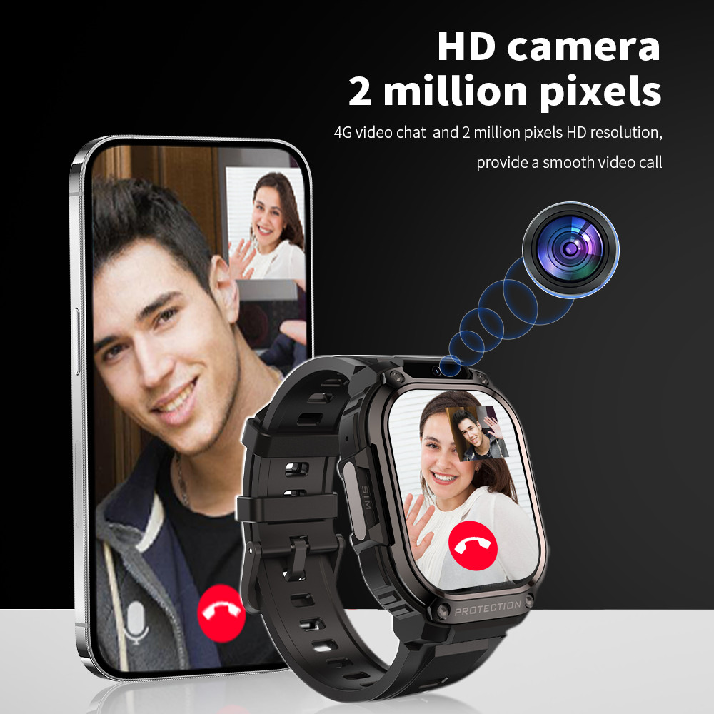 DM63 Android 4G Smart Watch 2.13 Inch Amoled Screen 2GB+16GB Support OEM SDK API